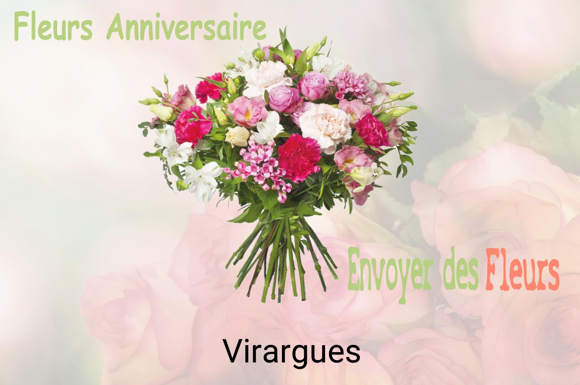 Bouquet de fleurs d’anniversaire livré à Virargues